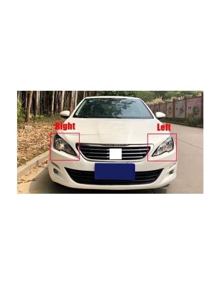 Right Headlight Glass for Peugeot 408 (2014 - 2017)