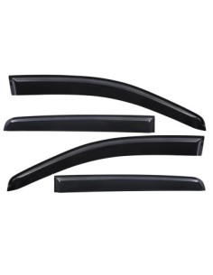 Set of 4 Window Deflectors for Ford Ranger T6, T7, T8...