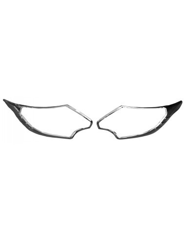 Set of 2 chrome ornaments for headlights for...