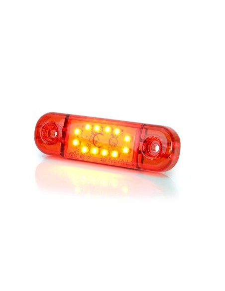 LED Marker Light 715 W97.3 12V-24V Red Was