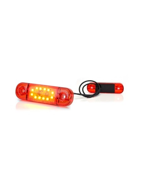 LED Marker Light 715 W97.3 12V-24V Red Was