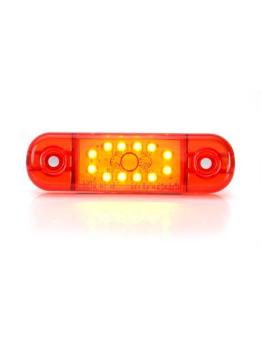 LED Marker Light 715 W97.3 12V-24V Red Was