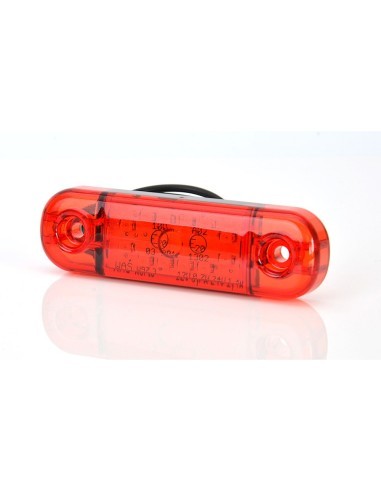 LED Marker Light 715 W97.3 12V-24V Red Was