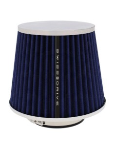 Universal car air intake sport filter, blue 120x157x150mm...