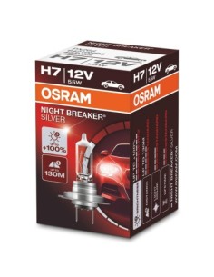 H7 Night Breaker Silver Bulb +100% 12V 55W