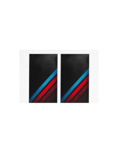 Car Pillar Sticker Set 50x25cm, M-edition, Xenon Bright