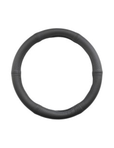 Semi Perforated Natural Leather Steering Wheel Cover...