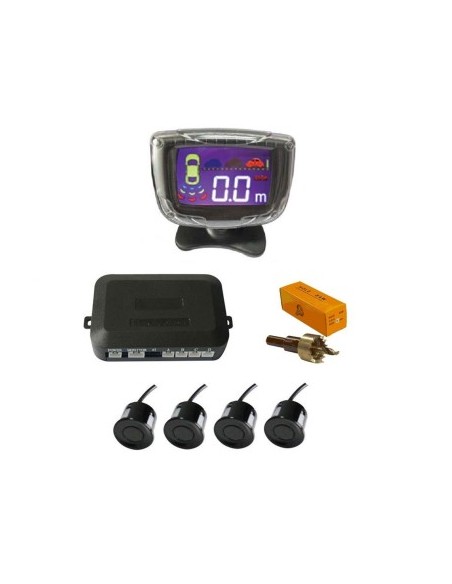 Parking sensors with LCD display for dashboard