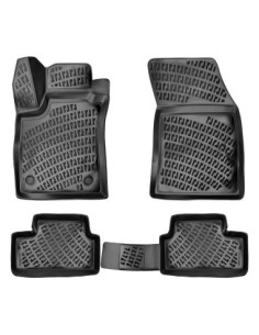 Rubber mat set type tray for Renault Megane 4 Hb 2016-