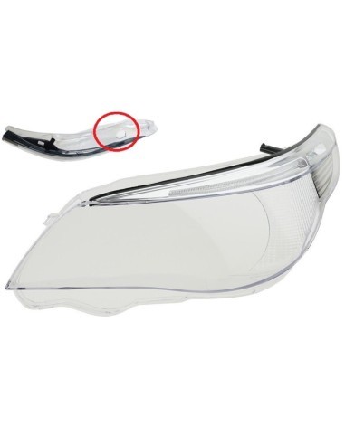 Left headlight glass for BMW Series 5 E60/E61...