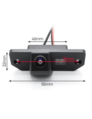 HD rear camera with StarLight Night Vision for...