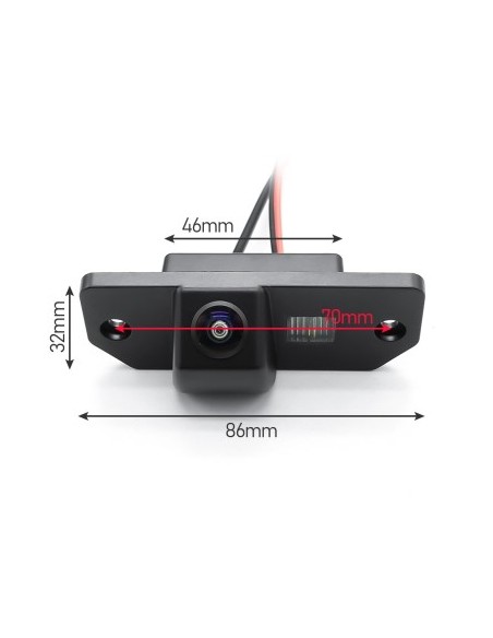 HD rear camera with StarLight Night Vision for Ford Focus MK2, C-Max