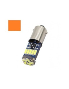 Led Αυτοκινήτου Πορτοκαλί Canbus, H21W, BAY9S, 15 Smd 9-30V 2