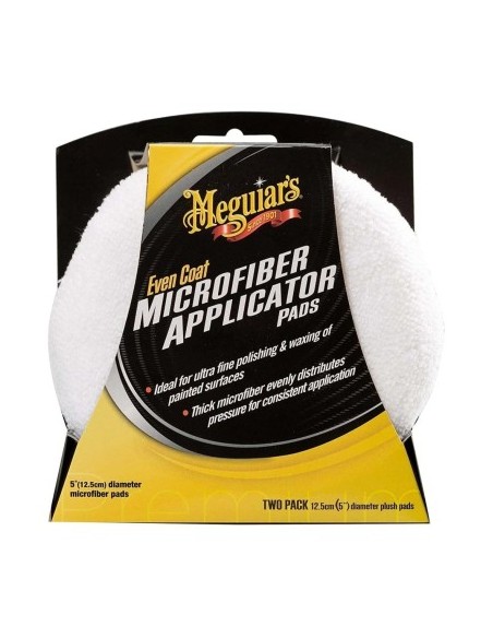 Set of 2 Meguiar's Even Coat Microfiber Applicator Pads