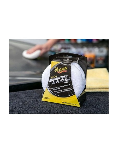 Σετ 2 εφαρμοστών από μικροΐνες Meguiar's Even Coat Microfiber Applicator Pads