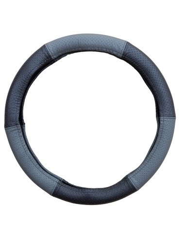 Perforated Natural Leather Steering Wheel Cover...