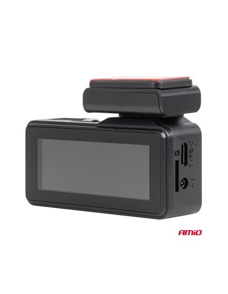 Dashboard and Rear Camera with Display DVR 1K, WLAN 256Gb, Wifi, Full HD, 12/24V, Amio