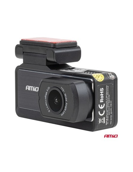 Dashboard and Rear Camera with Display DVR 1K, WLAN 256Gb, Wifi, Full HD, 12/24V, Amio