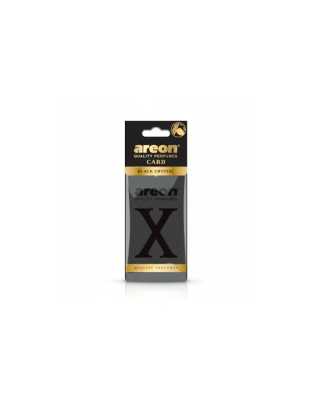 Αρωματικό αυτοκινήτου Areon X Card, Black Crystal