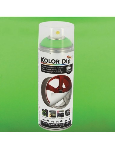 Kolor Dip Green Rubber Paint Spray 400ml