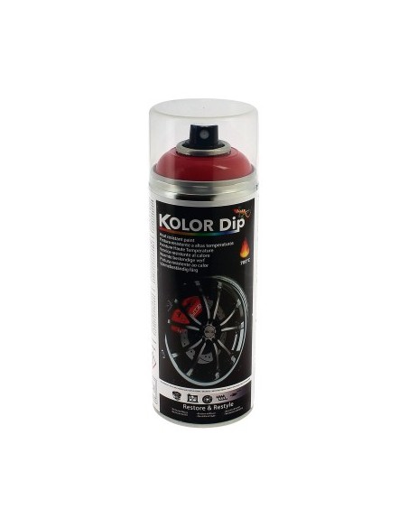High Temperature Resistant Brake Caliper Spray Paint Red Kolor Dip 400ml