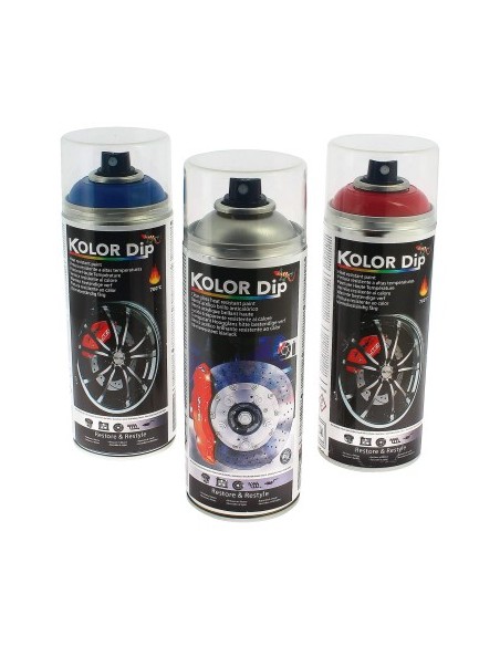 High Temperature Resistant Brake Caliper Spray Paint Kolor Dip, 400ml