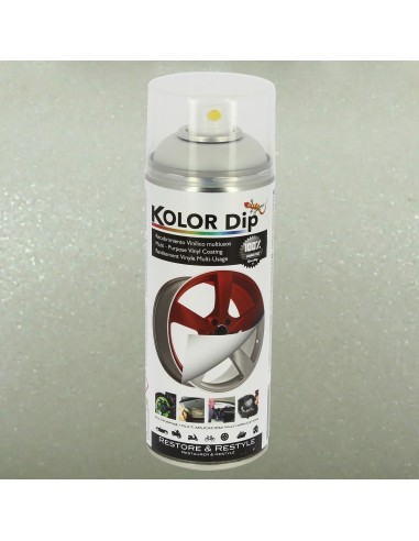 Перлен Бял Гумен Спрей Боя Kolor Dip 400ml