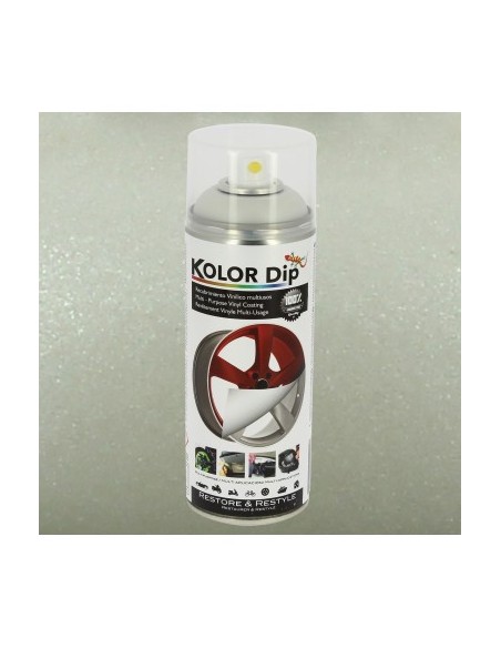 Pearl White Rubber Paint Spray Kolor Dip 400ml
