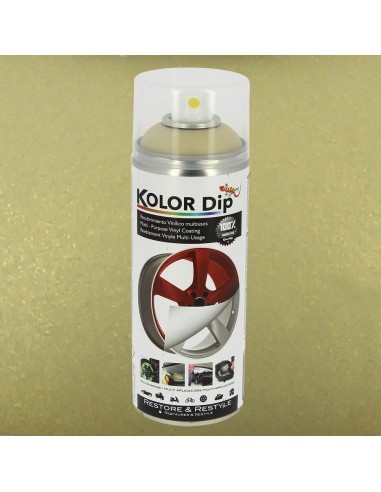Kolor Dip Rubberized Spray Paint Gold 400ml