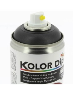 Спрей за боя с гумиран ефект Черен Антрацит Kolor Dip 400ml 2
