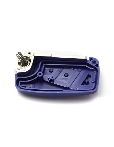 Key case for Fiat knife type, 3 buttons, blue