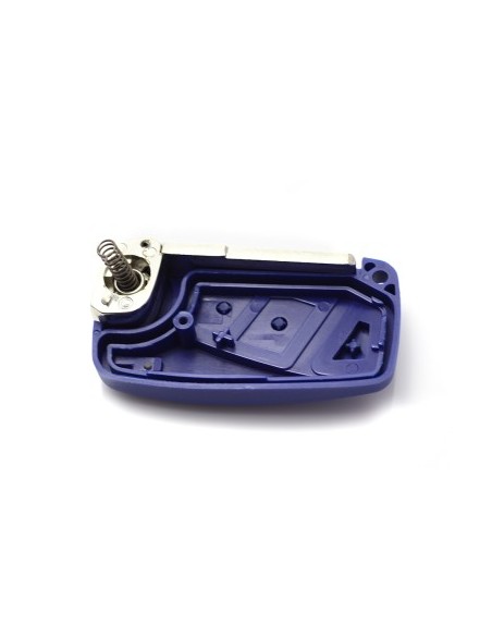 Key case for Fiat knife type, 3 buttons, blue