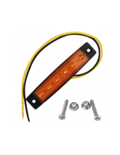 Autós jelzőfény LED-del 12V Sárga LG-6SMD-12V-SÁRGA 2
