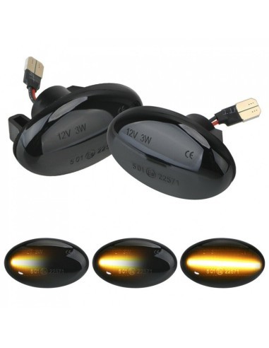 Set 2 Dynamic LED Wing Indicators for Smart...