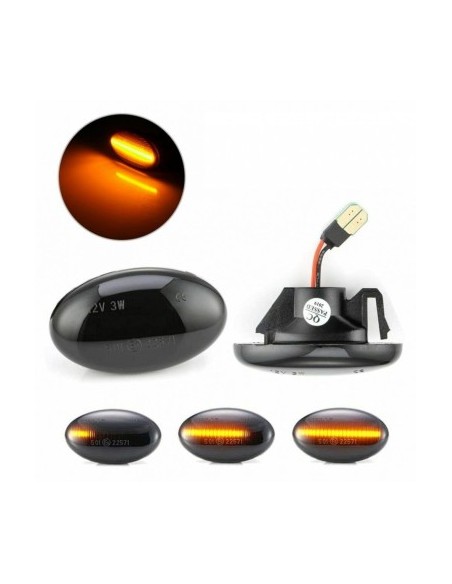Set 2 Dynamic LED Wing Indicators for Smart ForTwo W450, W452