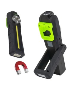 Rechargeable Magnetic Flashlight with Battery 250LM JBM