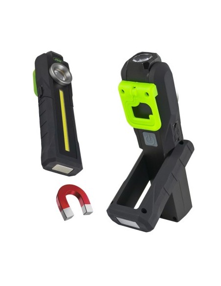 Rechargeable Magnetic Flashlight with Battery 250LM JBM