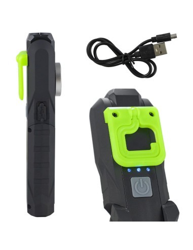 Rechargeable Magnetic Flashlight with Battery...