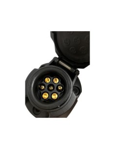 Car socket for trailer, plastic, 7 pins, CarFace 2