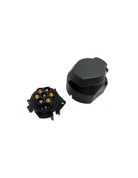 Car socket for trailer, plastic, 7 pins, CarFace