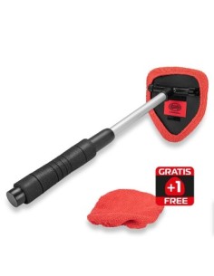 Interior Glass Cleaner, Defroster, Telescopic 33-50cm Heyner