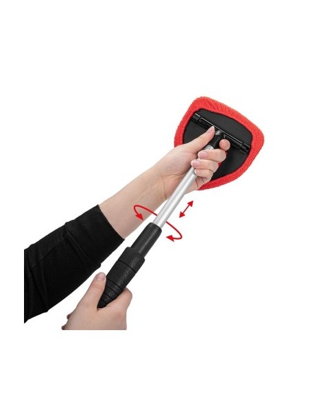 Interior Glass Cleaner, Defroster, Telescopic 33-50cm Heyner