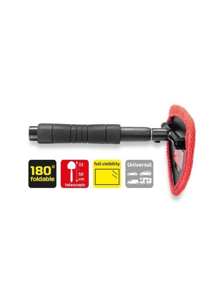 Interior Glass Cleaner, Defroster, Telescopic 33-50cm Heyner