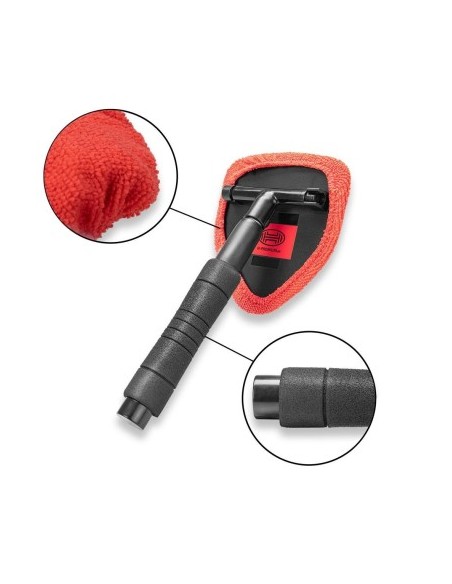 Interior Glass Cleaner, Defroster, Telescopic 33-50cm Heyner