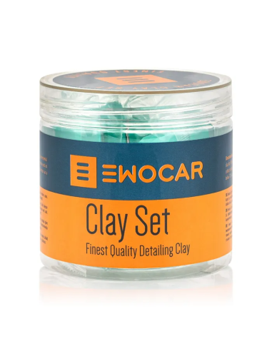 Set of 4 Medium Decontamination Clay EWOCAR, 200g
