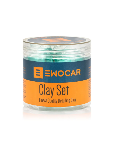 Set of 4 Medium Decontamination Clay EWOCAR, 200g