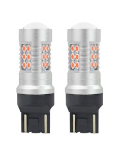 Σετ 2 λαμπτήρες Led Αυτοκινήτου Κόκκινο T20 W21/5W Canbus...