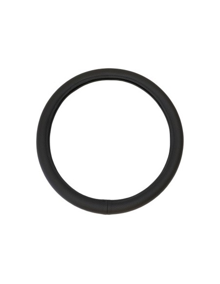 Steering Wheel Cover Eco Leather Perforated Black 40-42 Cm