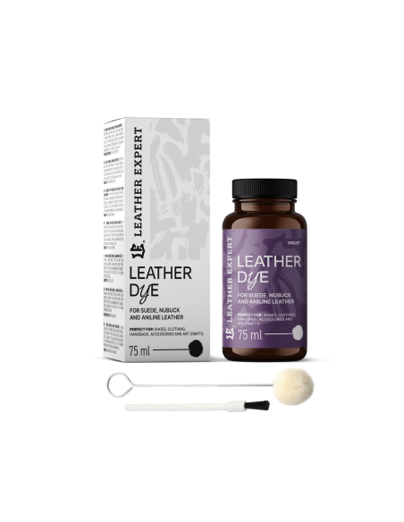 Vopsea Piele Intoarsa Violet Leather Expert, Χρώμα για σουέτ, νάμπουκ, ανιλίνη 75ml
