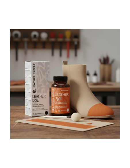 Βαφή για σουέτ δέρμα Πορτοκαλί Κολοκύθας Leather Expert, Dye for suede, nubuck, aniline 75ml
